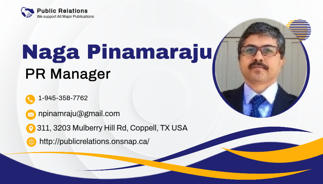 Naga Pinamaraju - 945-358-7762 - npinamaraju@gmail.com